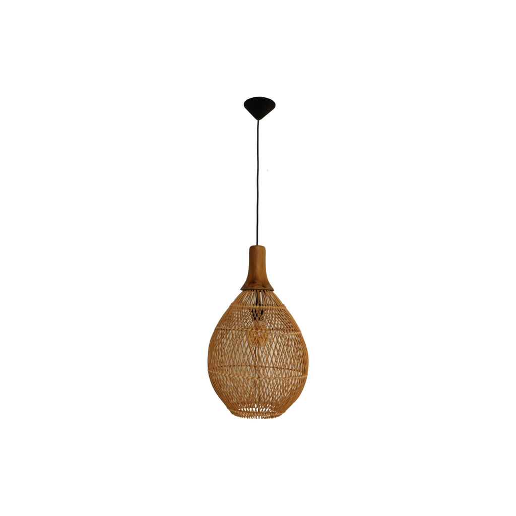 Hanging lamp - 34x34x58 - Natural - Rattan