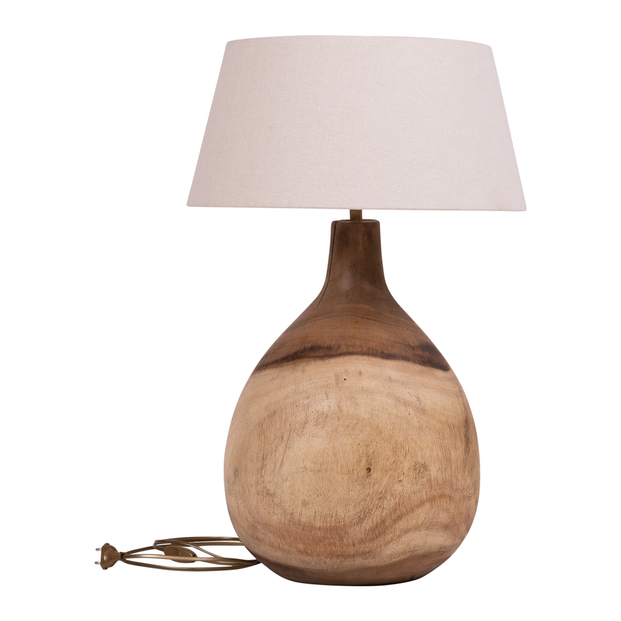 Wooden lamp Ø35*H64