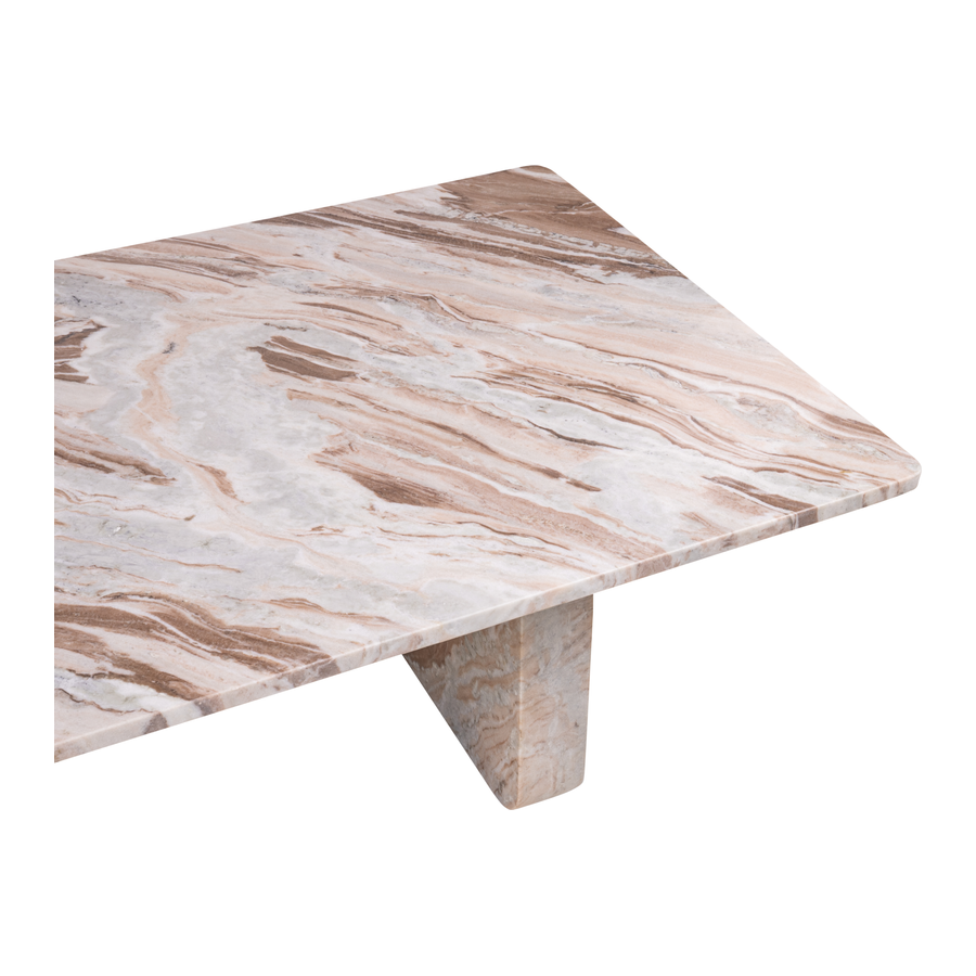 Table marble white 180x80x40