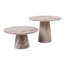 Load image into Gallery viewer, Coffee table marble white 56x56x30,5