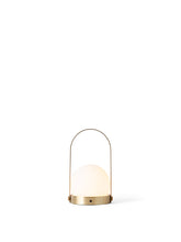 Load image into Gallery viewer, Carrie Table Lamp, Portable, Brass