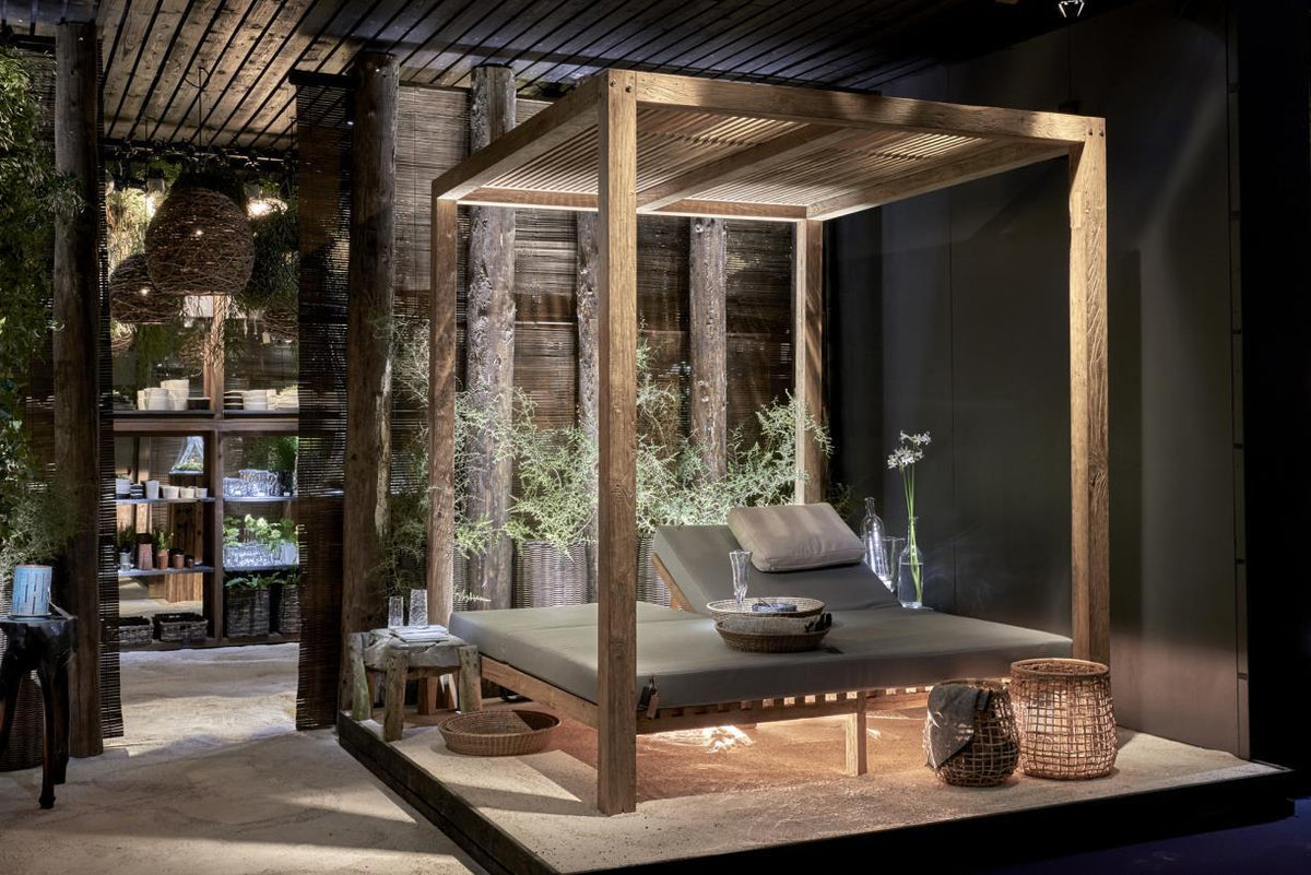 Gazebo natural teak
