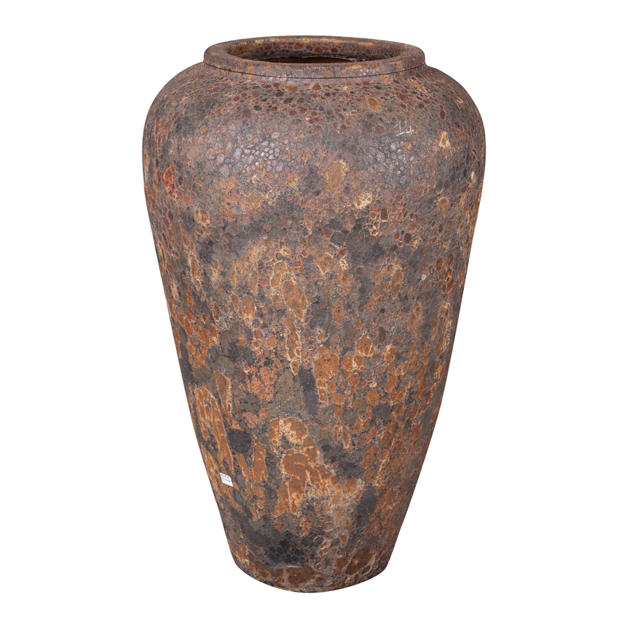 Vase grey/brown