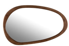 Cargar imagen en el visor de la galería, Mirror Irregular Mango Wood Dark Brown