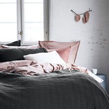 Load image into Gallery viewer, Quilted bedspread, Magnhild, Coal