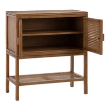 Load image into Gallery viewer, NATURAL RATTAN/WOOD SIDE CABINET 80 X 40 X 90 CM