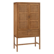 Load image into Gallery viewer, NATURAL RATTAN/WOOD CABINET LIVING ROOM 85 X 40 X 160 CM