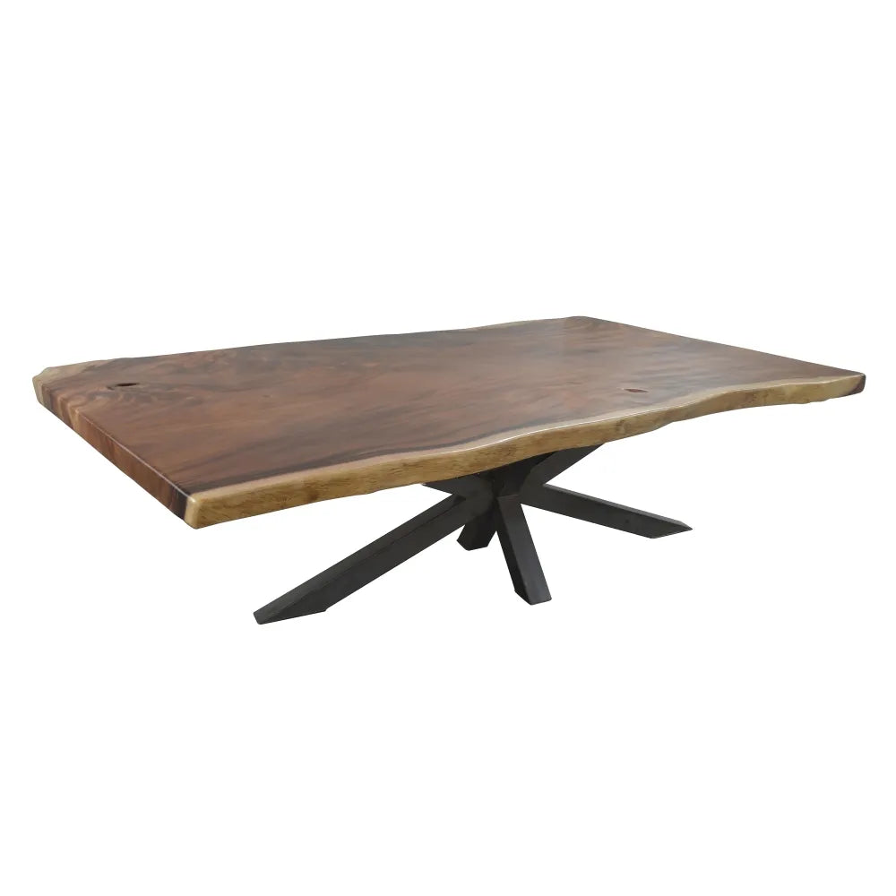 NATURAL SUAR WOOD DINING TABLE 220 X 100 X 78 CM