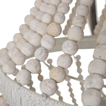 Load image into Gallery viewer, CEILING LAMP BEADING WORN WHITE 40 X 40 X 60 CM