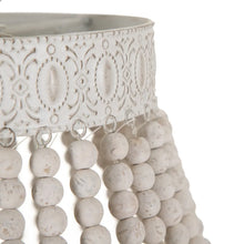 Cargar imagen en el visor de la galería, CEILING LAMP BEADING WORN WHITE 60 X 60 X 80 CM