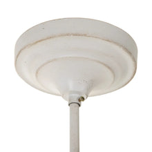 Cargar imagen en el visor de la galería, CEILING LAMP BEADING WORN WHITE 60 X 60 X 80 CM