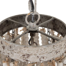 Load image into Gallery viewer, PINK WHITE BEADS CEILING LAMP 53 X 53 X 74.50 CM