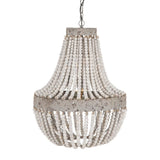 PINK WHITE BEADS CEILING LAMP 53 X 53 X 74.50 CM