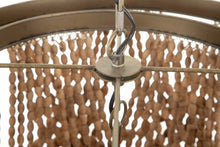 Load image into Gallery viewer, NATURAL BEADS CEILING LAMP 50 X 50 X 42 CM