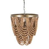 NATURAL BEADS CEILING LAMP 50 X 50 X 42 CM