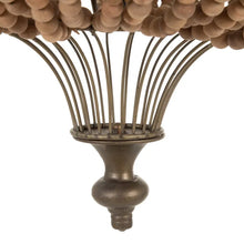Load image into Gallery viewer, NATURAL BEADS CEILING LAMP 62 X 62 X 106.30 CM
