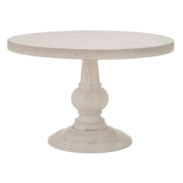 PINK WHITE DINING TABLE 120 X 120 X 76 CM