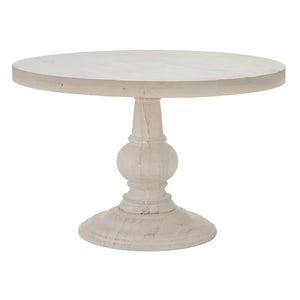 PINK WHITE DINING TABLE 120 X 120 X 76 CM