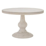 PINK WHITE DINING TABLE 120 X 120 X 76 CM