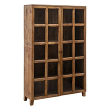 Load image into Gallery viewer, NATURAL SHOWCASE MANGO WOOD LIVING ROOM 120 X 40 X 194 CM