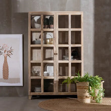 Load image into Gallery viewer, DISPLAY CABINET MANGO WOOD 120 X 40 X 194 CM