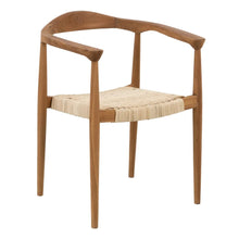 Load image into Gallery viewer, NATURAL CHAIR-BEIGE RATTAN/WOOD 59 X 58 X 76.50 CM