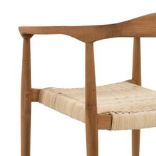 Load image into Gallery viewer, NATURAL CHAIR-BEIGE RATTAN/WOOD 59 X 58 X 76.50 CM