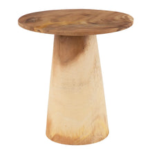 Load image into Gallery viewer, NATURAL SUAR WOOD SIDE TABLE