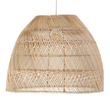 Carica l&#39;immagine nel visualizzatore di Gallery, BAMBOO NATURAL CEILING LAMP LIGHTING 60 X 60 X 47 CM