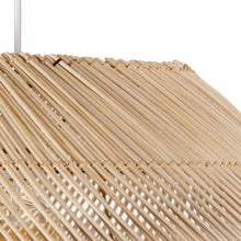 Cargar imagen en el visor de la galería, BAMBOO NATURAL CEILING LAMP LIGHTING 60 X 60 X 47 CM