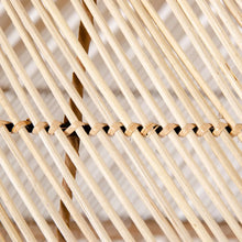 Cargar imagen en el visor de la galería, BAMBOO NATURAL CEILING LAMP LIGHTING 60 X 60 X 47 CM