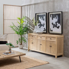 Cargar imagen en el visor de la galería, NATURAL ELM WOOD SIDEBOARD LIVING ROOM