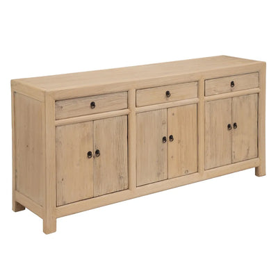 NATURAL ELM WOOD SIDEBOARD LIVING ROOM