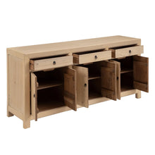 Cargar imagen en el visor de la galería, NATURAL ELM WOOD SIDEBOARD LIVING ROOM