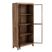 Load image into Gallery viewer, NATURAL SHOWCASE MANGO WOOD LIVING ROOM 90 X 40 X 200 CM