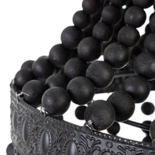 Load image into Gallery viewer, BLACK BEADS CEILING LAMP 40 X 40 X 60 CM