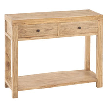 Charger l&#39;image dans la galerie, CONSOLE NATURAL WOOD MINDI ENTRANCE 100 X 35 X 85 CM