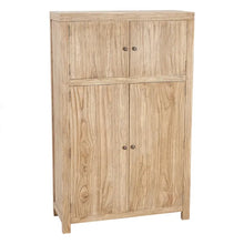 Load image into Gallery viewer, NATURAL WOODEN CUPBOARD MINDI LIVING ROOM 100 X 40 X 160 CM