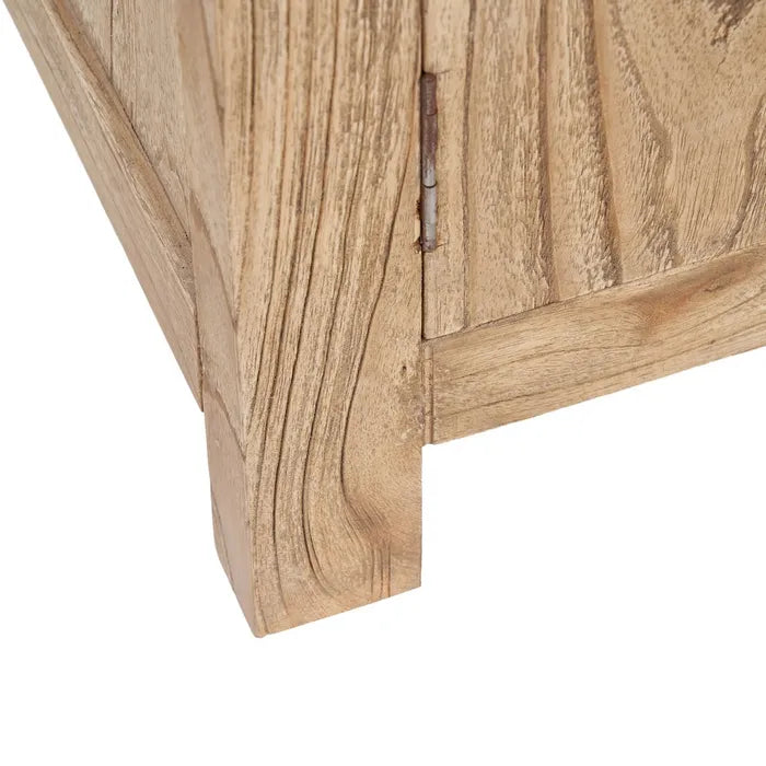 NATURAL WOODEN CUPBOARD MINDI LIVING ROOM 100 X 40 X 160 CM