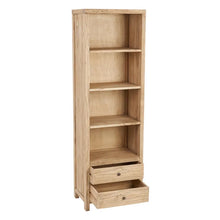 Carica l'immagine nel visualizzatore di Gallery, NATURAL WOODEN BOOKCASE MINDI LIVING ROOM 60 X 40 X 190 CM