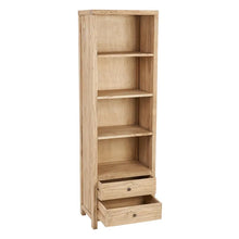 Load image into Gallery viewer, NATURAL WOODEN BOOKCASE MINDI LIVING ROOM 60 X 40 X 190 CM