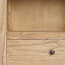 Carica l'immagine nel visualizzatore di Gallery, NATURAL WOODEN BOOKCASE MINDI LIVING ROOM 60 X 40 X 190 CM