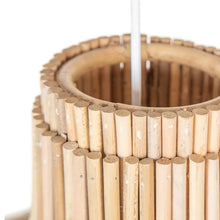 Load image into Gallery viewer, NATURAL RATTAN CEILING LAMP LIGHTING 61 X 61 X 55 CM