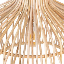 Carica l&#39;immagine nel visualizzatore di Gallery, NATURAL RATTAN CEILING LAMP LIGHTING 61 X 61 X 55 CM