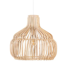 Carica l&#39;immagine nel visualizzatore di Gallery, NATURAL RATTAN CEILING LAMP LIGHTING 61 X 61 X 55 CM