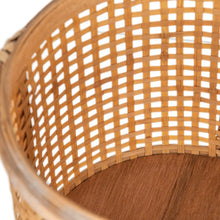 Cargar imagen en el visor de la galería, S/2 NATURAL BAMBOO DECORATION PLANTER 31 X 31 X 38 CM