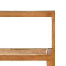 Load image into Gallery viewer, NATURAL CONSOLE WOOD-RATTAN LIVING ROOM 90 X 25 X 80 CM