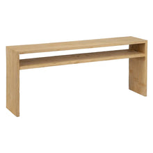 Carica l&#39;immagine nel visualizzatore di Gallery, CONSOLE NATURAL PINE WOOD ENTRANCE 190 X 40 X 80 CM