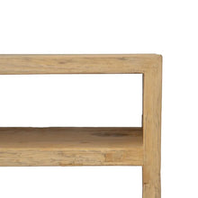 Carica l&#39;immagine nel visualizzatore di Gallery, CONSOLE NATURAL PINE WOOD ENTRANCE 190 X 40 X 80 CM