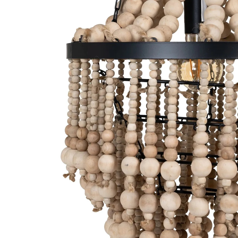 NATURAL BEADS CEILING LAMP 35 X 35 X 86 CM